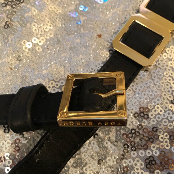 Tory Burch doubled wrap black leather belt - Picture 3 of 8